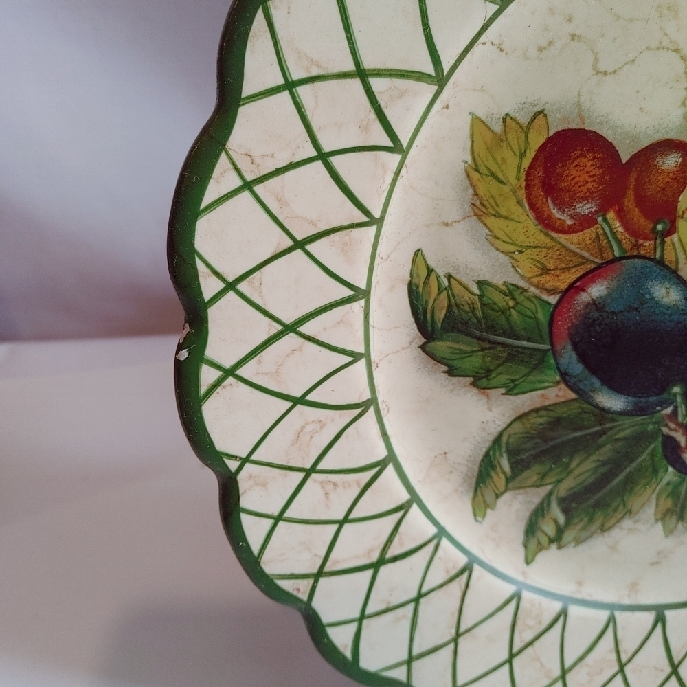 Set of 3 Hand Painted Textured Wall Hanging plates - Picture 6 of 10